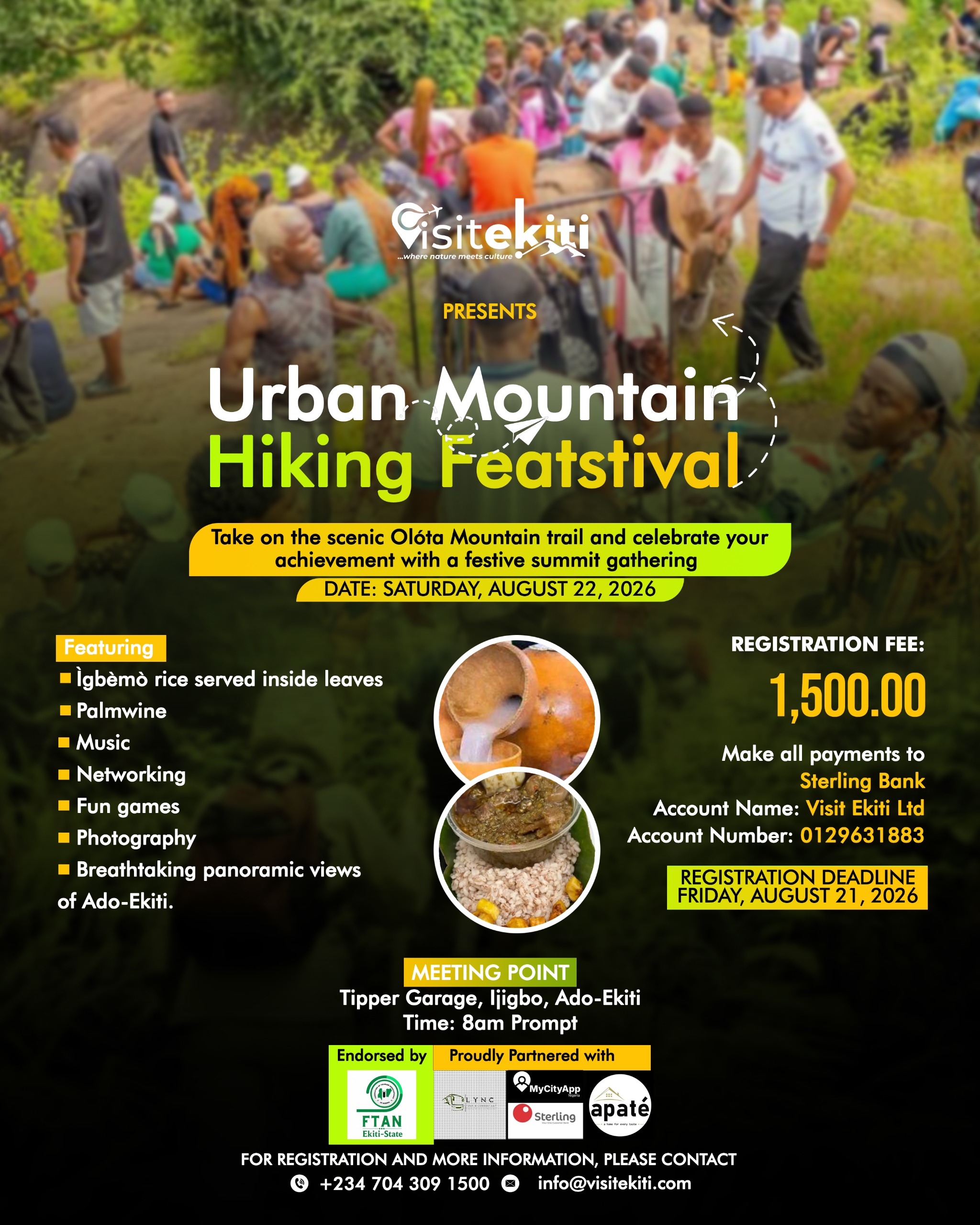 Urban Mountain Hiking and Feastival